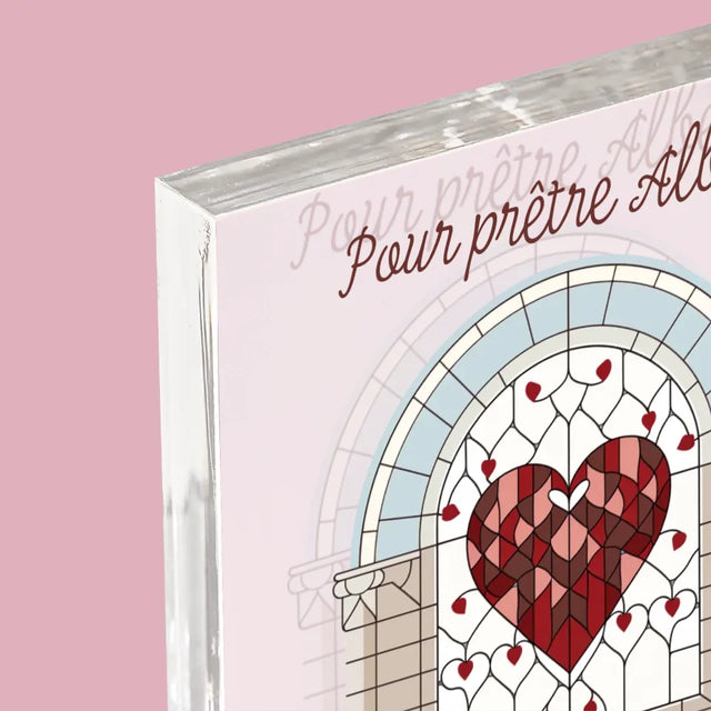 Le Prénom Et Un Texte: Merci Pour Chaque Prière - Bloc Acrylique