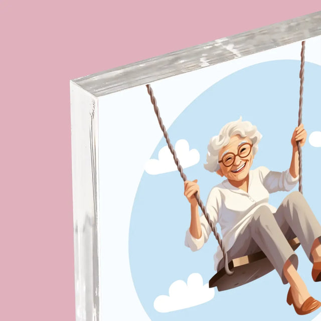 Le Prénom Et Un Texte: Réalise Tes Rêves - Bloc Acrylique