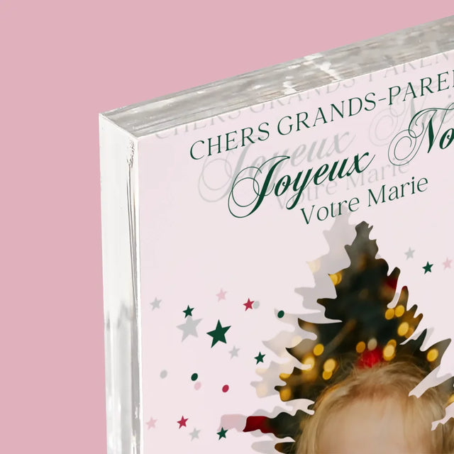 Forme Des Photos: Sapin, Noël - Bloc Acrylique