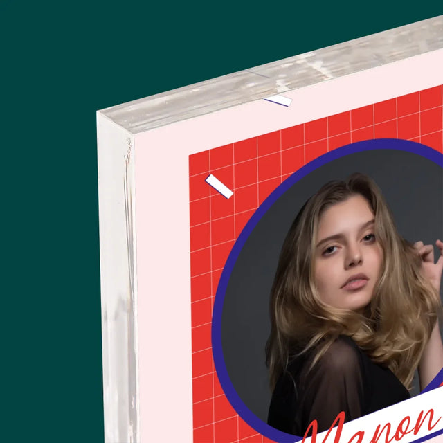 La Photo Et Un Texte: Tu Ne Seras Pas Plus Jeune - Bloc Acrylique