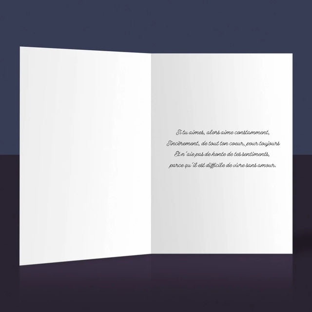 Le Plan De Ville: Deux Moitiés De Coeur
- Carte De Vœux