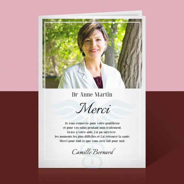 La Photo Et Un Texte: Docteur Merci - Carte De Vœux