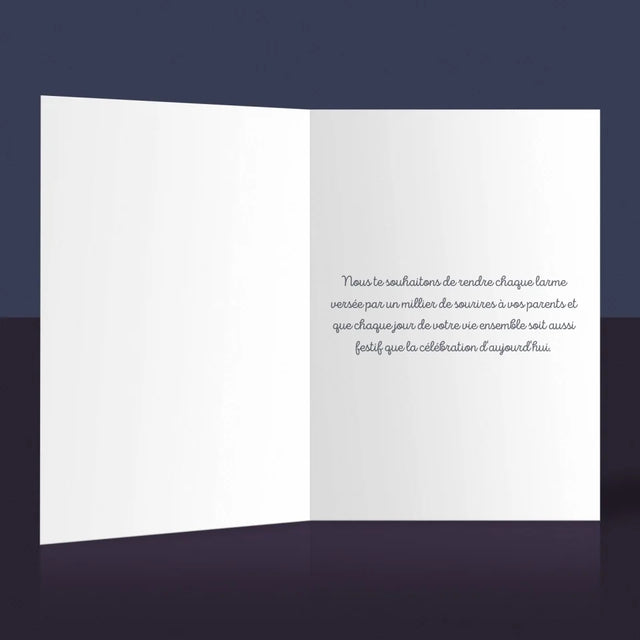 La Photo Et Un Texte: Pour L'Enfant Des Parrains Et Marraines - Carte De Vœux