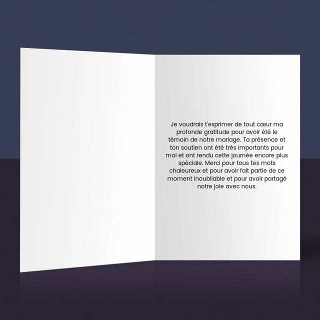 La Photo Et Un Texte: Tu Étais La Meilleure Demoiselle D'Honneur ! - Carte De Vœux