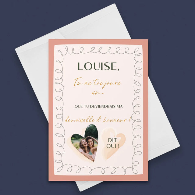 La Photo Et Un Texte: Tu As Toujours Su - Carte De Vœux