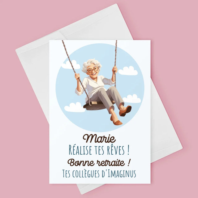 Le Prénom Et Un Texte: Réalise Tes Rêves - Carte De Vœux