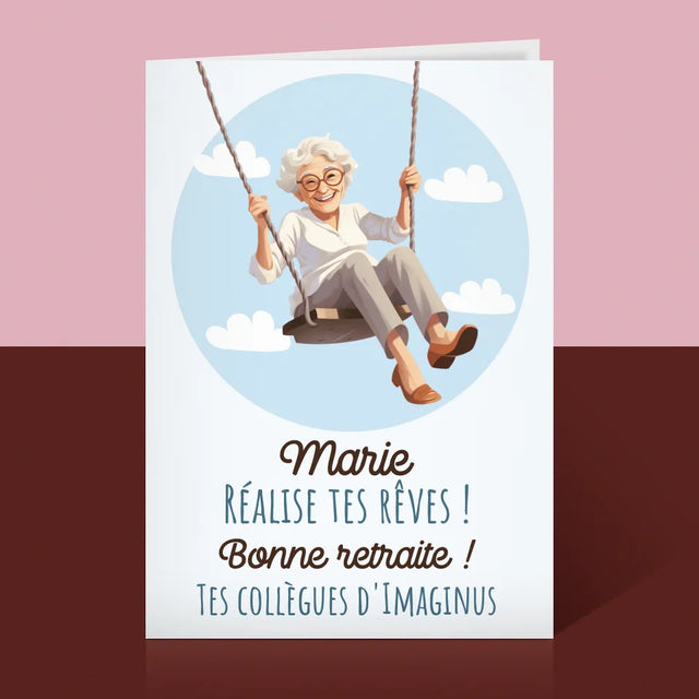 Le Prénom Et Un Texte: Réalise Tes Rêves - Carte De Vœux