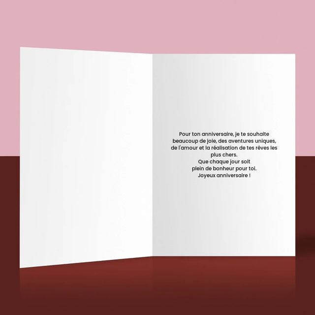 La Création Du Personnage: Papa Avec Enfant - Carte De Vœux