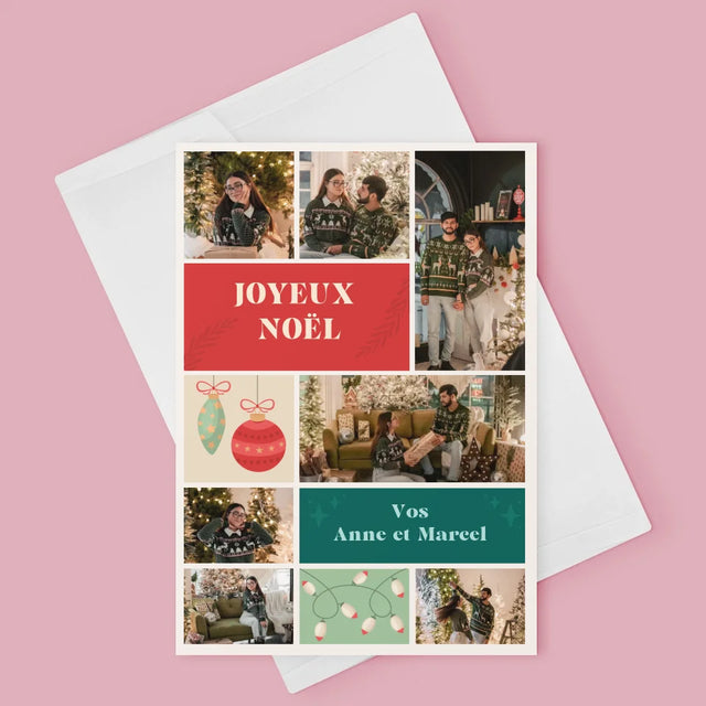 Le Collage Photo : Nous T'Aimons Depuis 18 Ans - Carte De Vœux