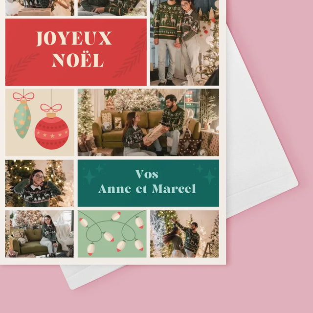 Le Collage Photo : Nous T'Aimons Depuis 18 Ans - Carte De Vœux