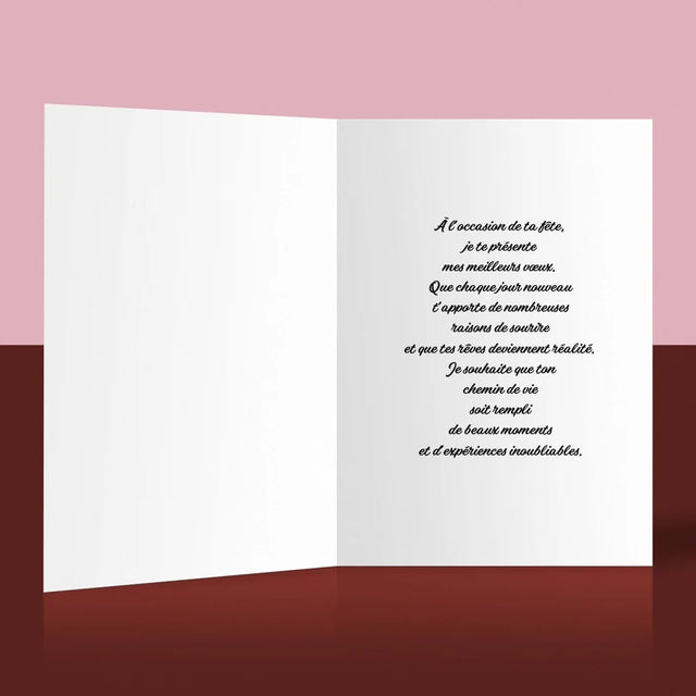 La Création Du Personnage : Le Meilleur Entraîneur - Carte De Vœux