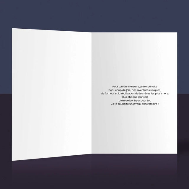 La Photo Et Un Texte : Tu Ne Seras Pas Plus Jeune - Carte De Vœux