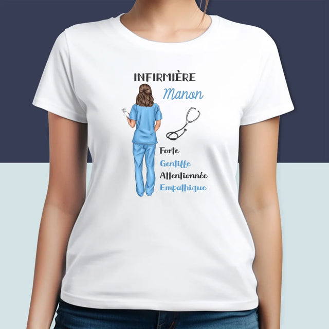 La Création Du Personnage: Caractéristiques D'Une Infirmière - T-Shirt Pour Femmes