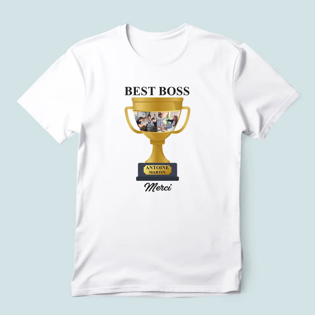 Le Collage Photo: Best Boss Coupe - T-Shirt Pour Hommes