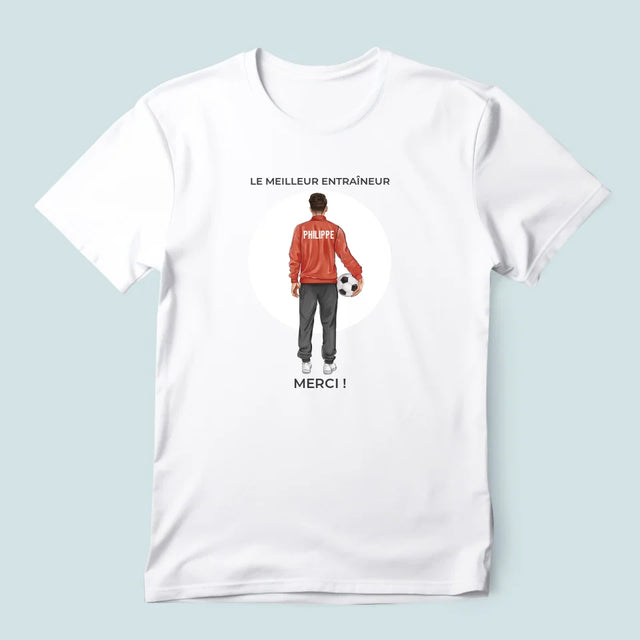 La Création Du Personnage: Le Meilleur Entraîneur - T-Shirt Pour Hommes