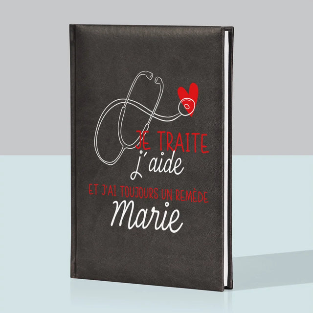 Le Prénom Et Un Texte: Je Traite, J'Aide - Cahier De Notes