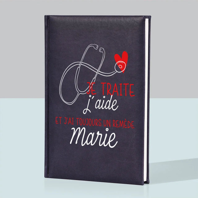 Le Prénom Et Un Texte: Je Traite, J'Aide - Cahier De Notes