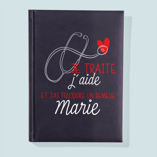 Le Prénom Et Un Texte: Je Traite, J'Aide - Cahier De Notes