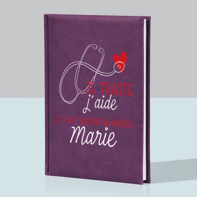 Le Prénom Et Un Texte: Je Traite, J'Aide - Cahier De Notes