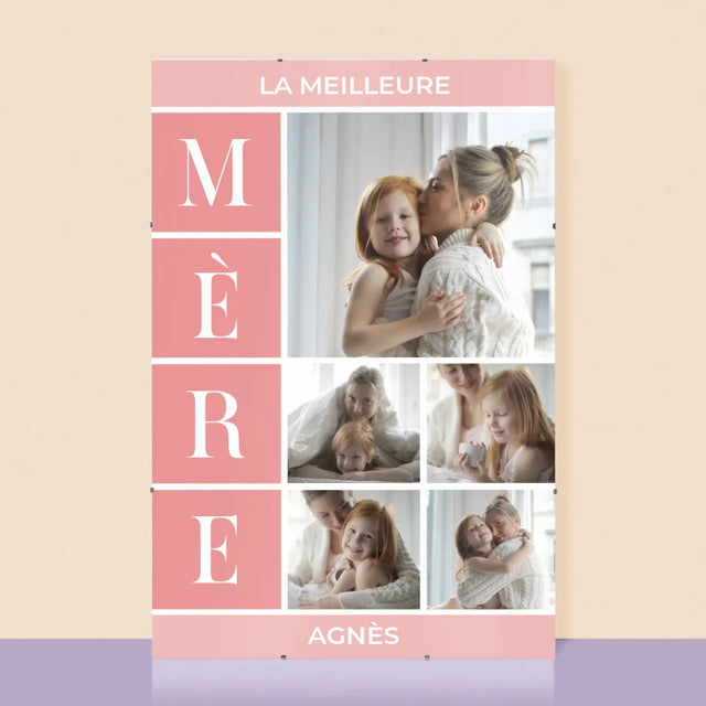Le Collage Photo: Meilleure Maman, Collage - Affiche