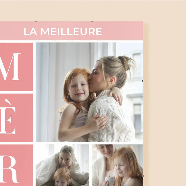 Le Collage Photo: Meilleure Maman, Collage - Affiche