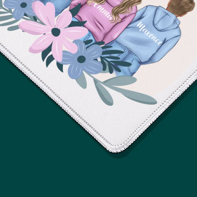 La Création Du Personnage: Famille Avec Enfants - Tapis De Souris
