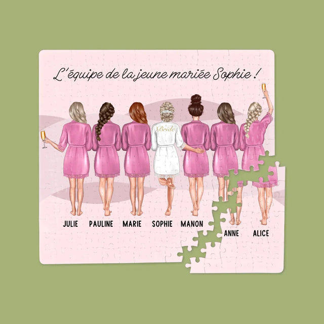 La Création Du Personnage: L'Équipe De La Jeune Mariée - Casse-Têtes