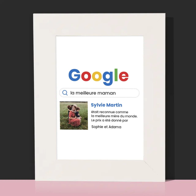 La Photo Et Un Texte: Meilleure Maman, Le Résultat Google - Cadre Photo