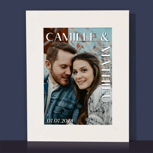 La Photo Et Un Texte: Noms, Mariage - Cadre Photo