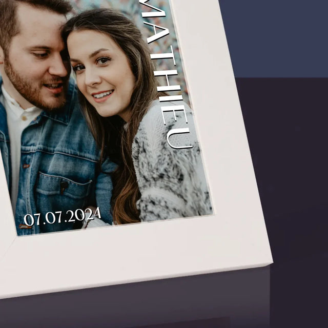 La Photo Et Un Texte: Noms, Mariage - Cadre Photo