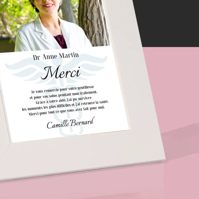 La Photo Et Un Texte: Docteur Merci - Cadre Photo
