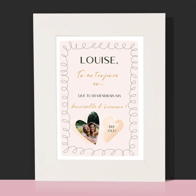 La Photo Et Un Texte: Tu As Toujours Su - Cadre Photo