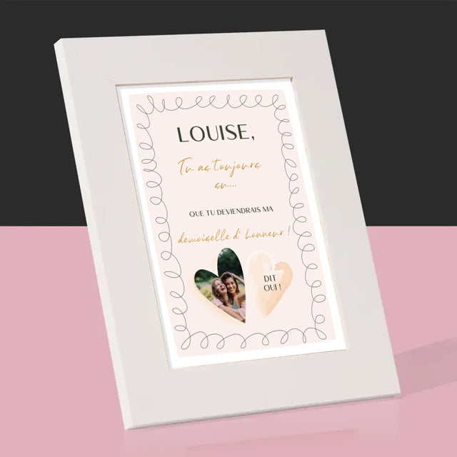 La Photo Et Un Texte: Tu As Toujours Su - Cadre Photo