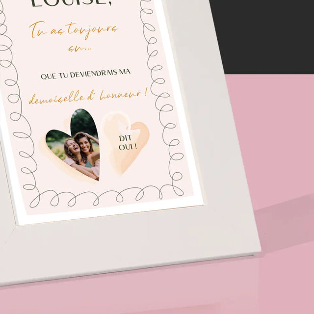 La Photo Et Un Texte: Tu As Toujours Su - Cadre Photo