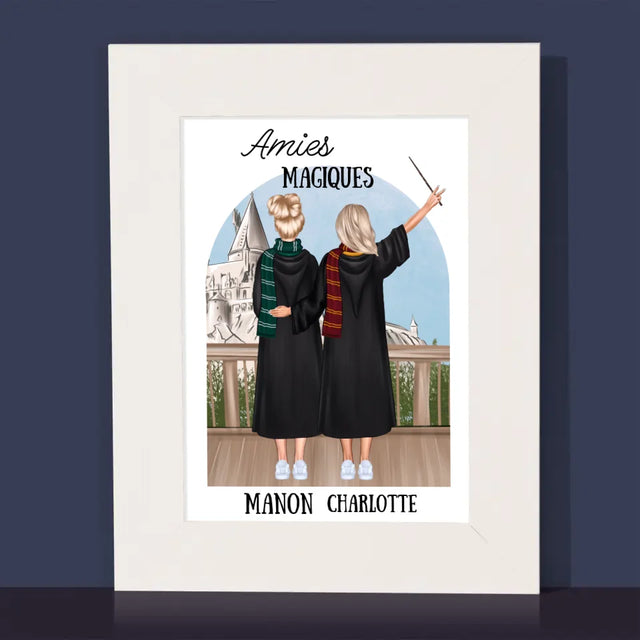 La Création Du Personnage: Amies Magiques - Cadre Photo