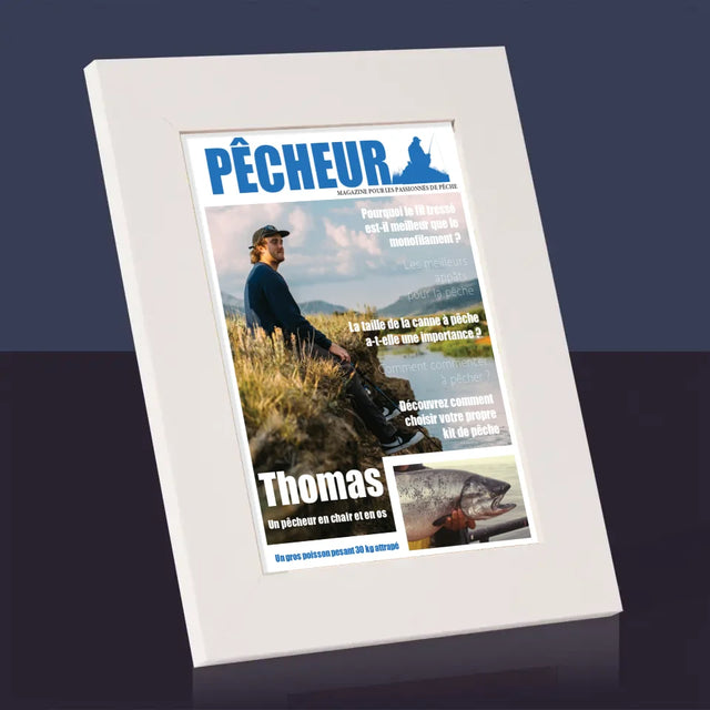 La Couverture De Magazine: Pêcheur - Cadre Photo