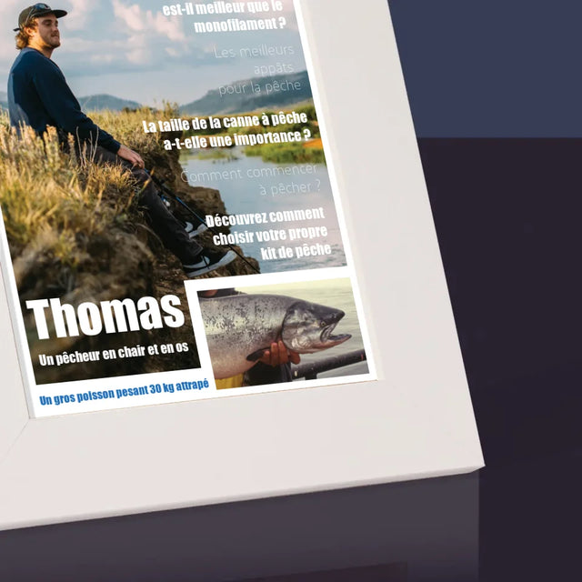 La Couverture De Magazine: Pêcheur - Cadre Photo