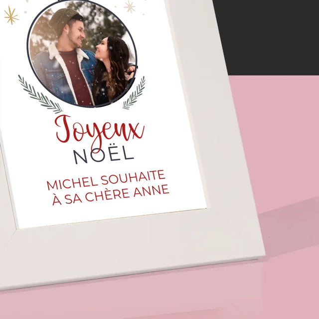 La Photo Et Un Texte: Joyeux Noël, Boule - Cadre Photo