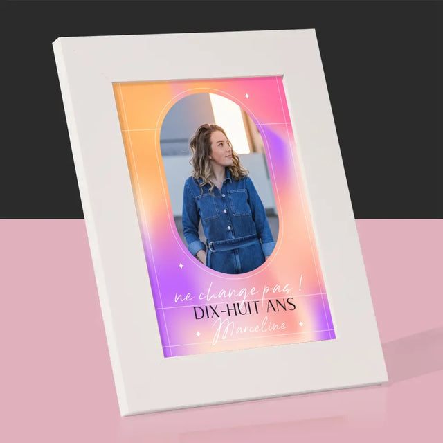 La Photo Et Un Texte: Ne Change Pas ! - Cadre Photo