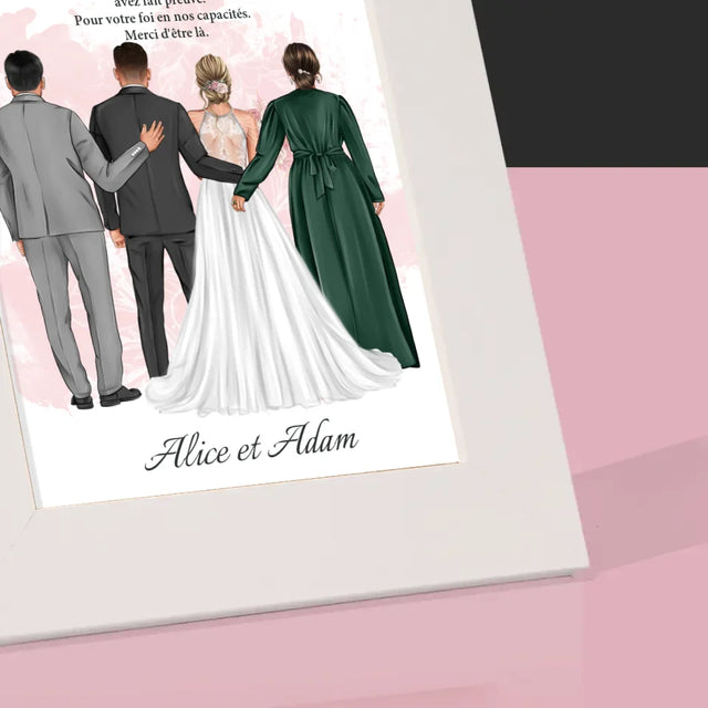 La Création Du Personnage: Chers Parents, Merci - Cadre Photo