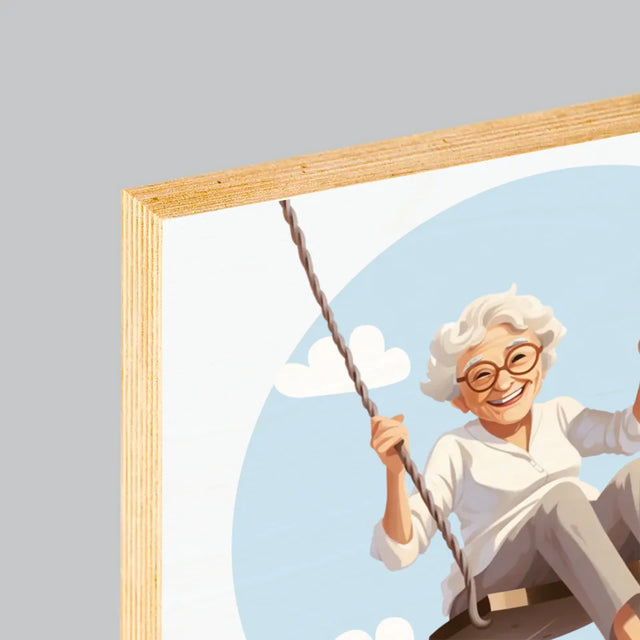 Le Prénom Et Un Texte: Réalise Tes Rêves - Impression Sur Bois