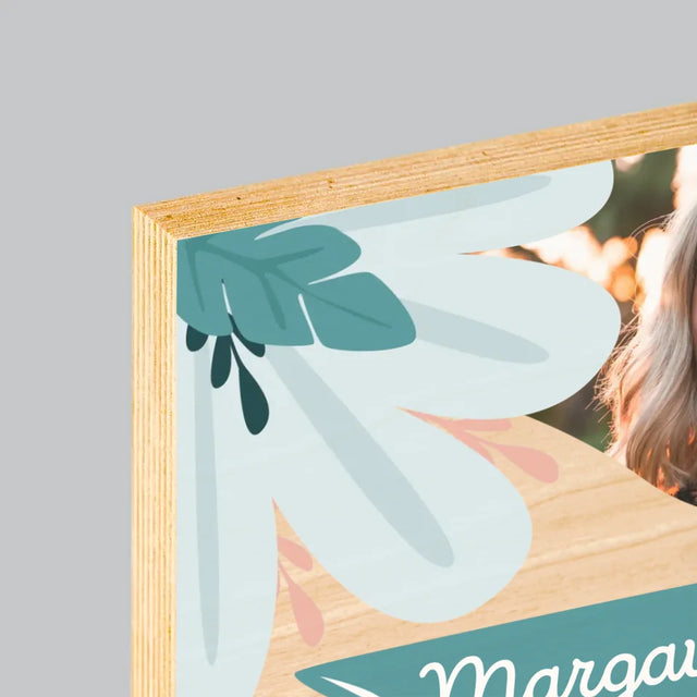 La Photo Et Un Texte: Bonne Chance Mais Pas Au Travail - Impression Sur Bois