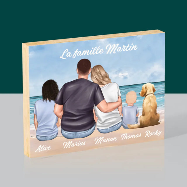 La Création Du Personnage: Portrait De Famille - Impression Sur Bois