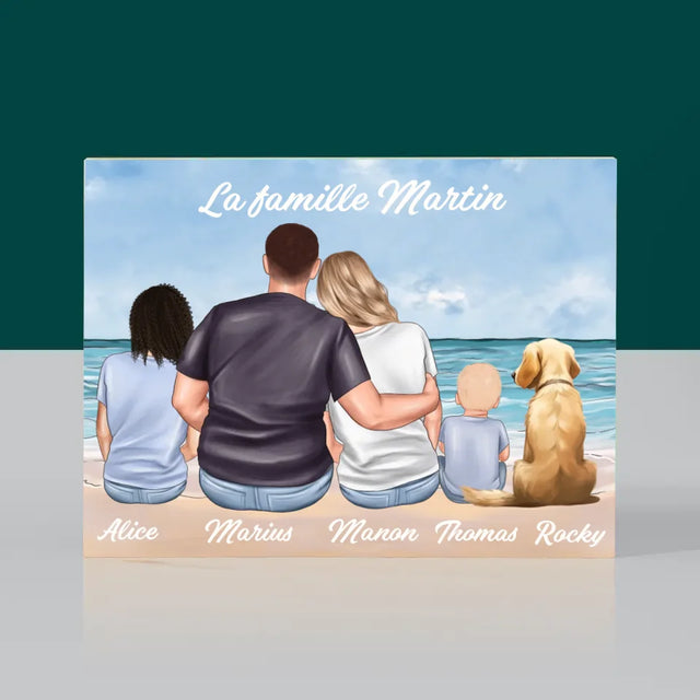 La Création Du Personnage: Portrait De Famille - Impression Sur Bois