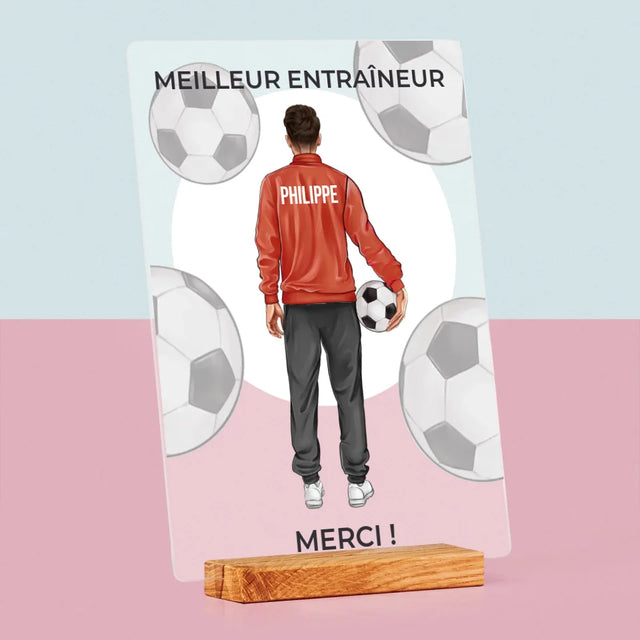 La Création Du Personnage: Le Meilleur Entraîneur - Impression Sur Verre Acrylique