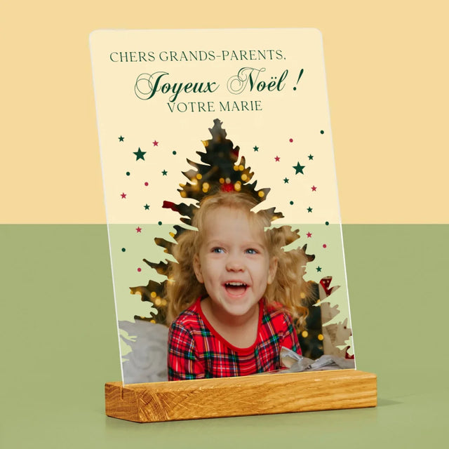 Forme Des Photos: Sapin, Noël - Impression Sur Verre Acrylique