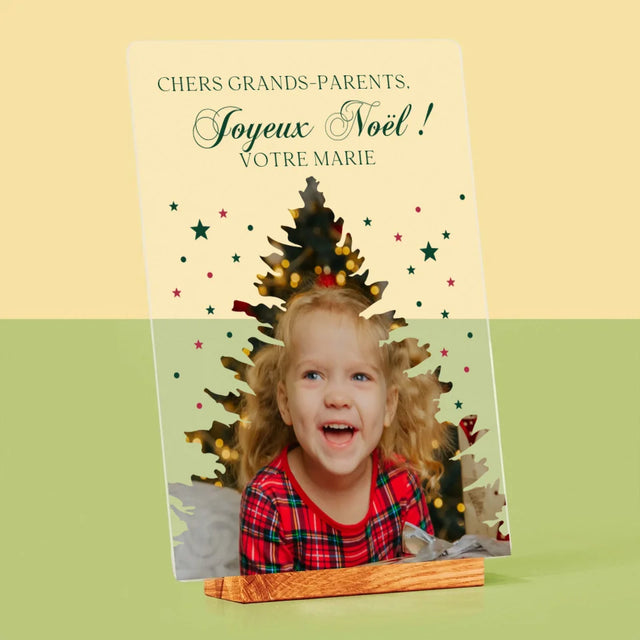 Forme Des Photos: Sapin, Noël - Impression Sur Verre Acrylique