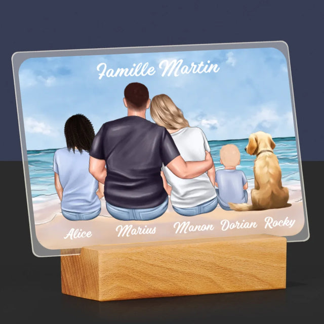 La Création Du Personnage: Portrait De Famille - Impression Sur Verre Acrylique