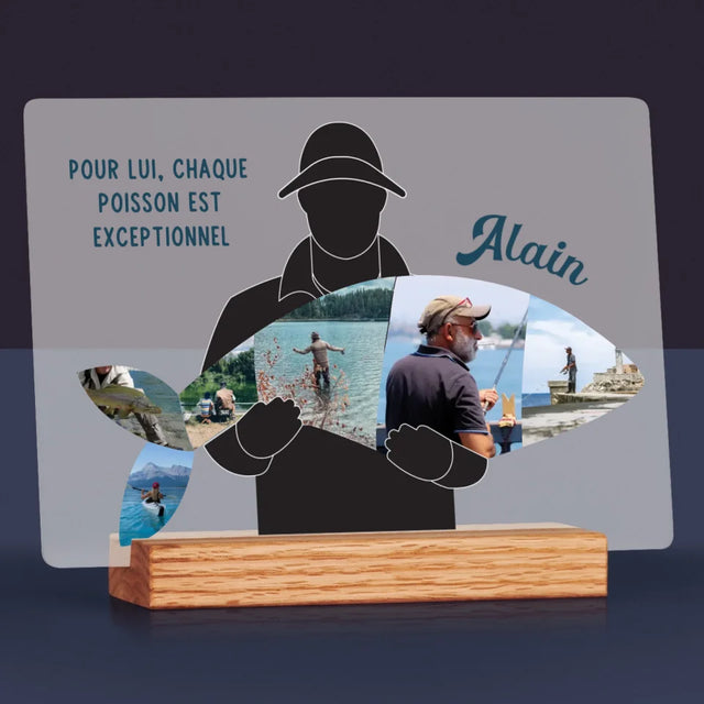 Forme Des Photos: Chaque Poisson - Impression Sur Verre Acrylique