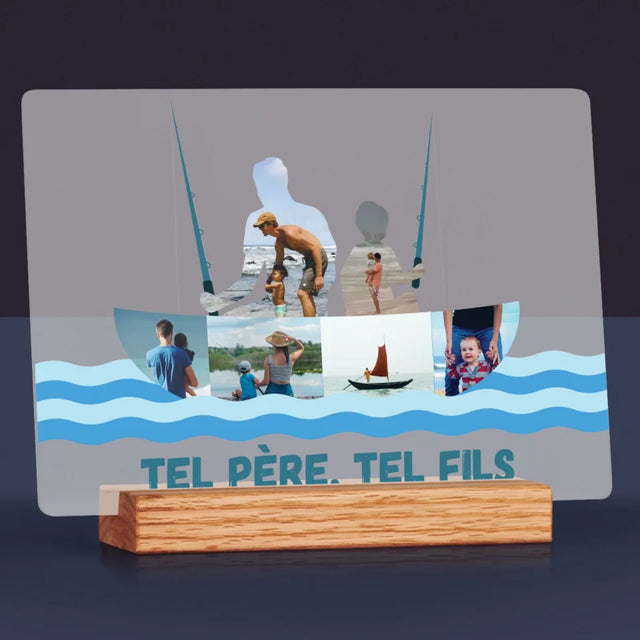 Forme Des Photos: Tel Père, Tel Fils - Impression Sur Verre Acrylique